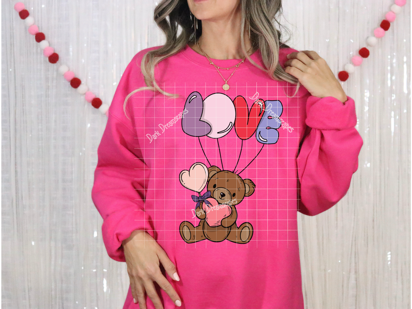 Bear with Balloons Design