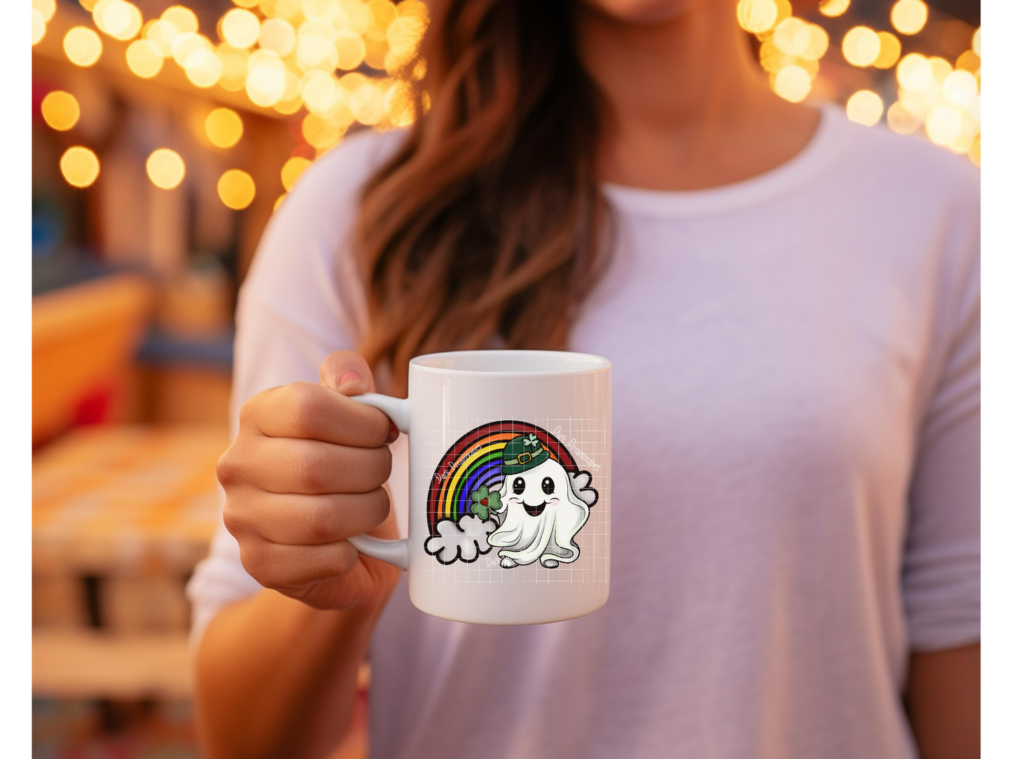 Over the Ghost Rainbow Design