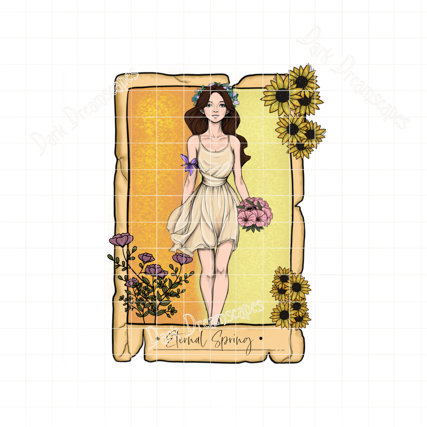 Persephone Tarot Card Design