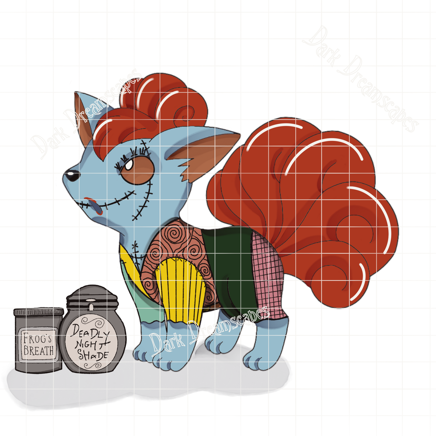 Stitched Doll Fox Design