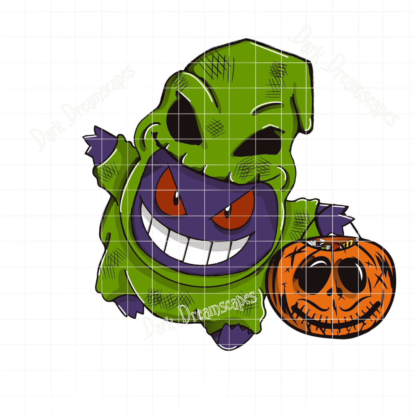 Purple Monster in Pajamas Design