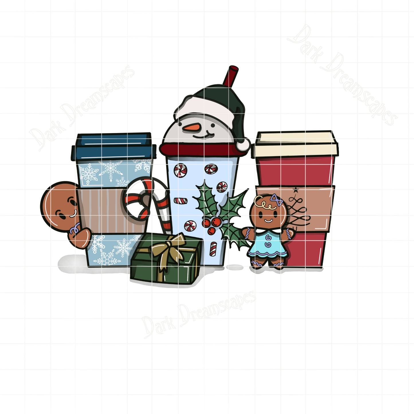 Christmas Coffee Design