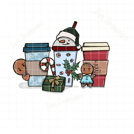 Christmas Coffee Design